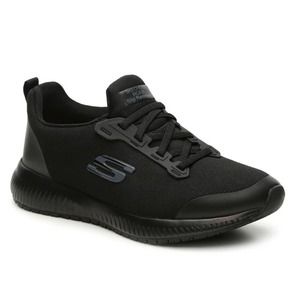 Skechers Work Slip Resistant Black Sneakers Size 8.5
